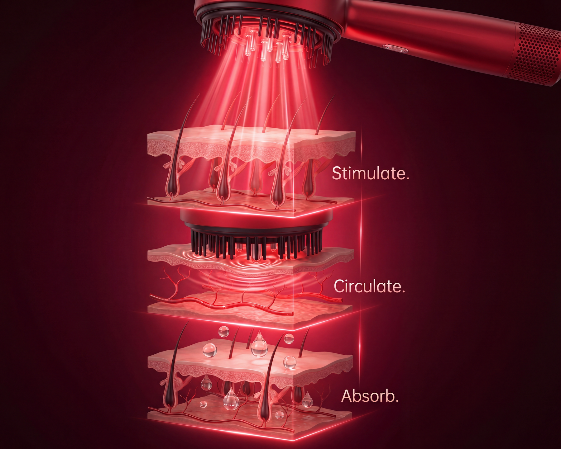 The 3-Layer Scalp Activation System